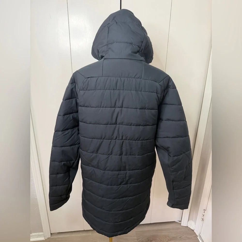 Nike Black Quilted Jacket with Hood